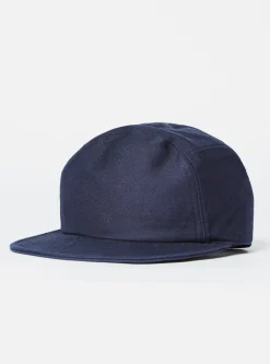 Best Cableami® Baker Back Soft Bill Cap In Navy Satin Cotton Men Accessories.