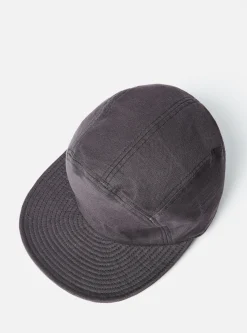 Cheap Cableami® Baker Soft Bill Cap In Black Satin Cotton Men Accessories.