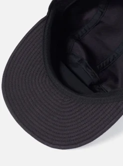 Cheap Cableami® Baker Soft Bill Cap In Black Satin Cotton Men Accessories.