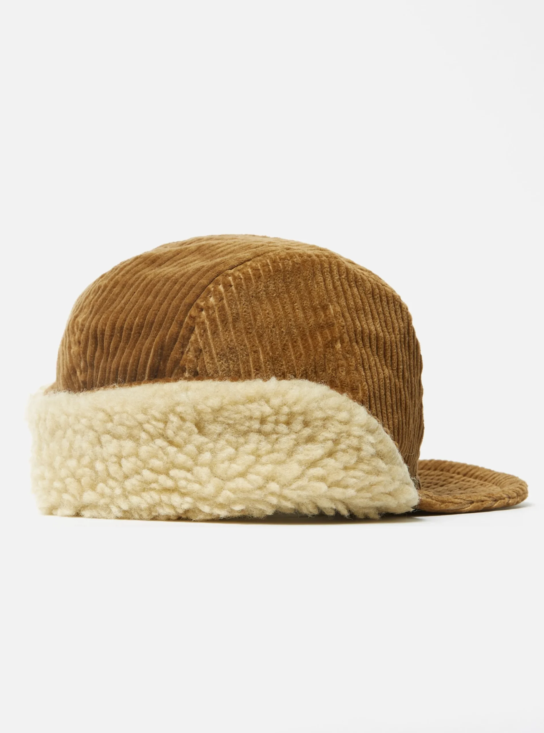 Online Cableami® 5W Cap In Camel Corduroy Men Accessories.