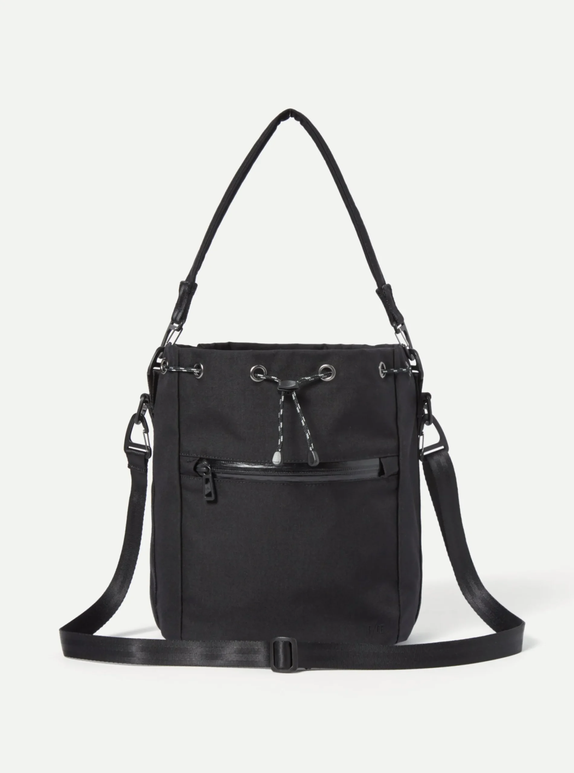 New F/Ce.® Drawstring Bag In Black Cordura Men Accessories.