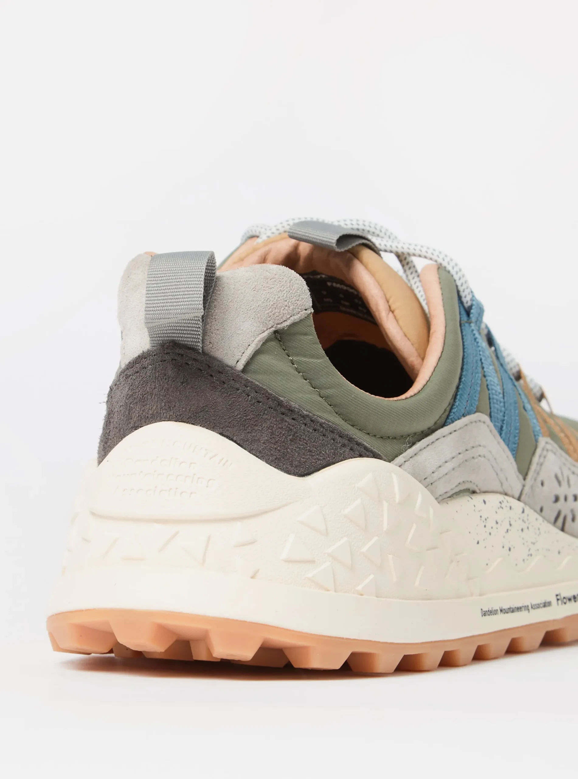 Shop Flower Mountain Washi Uni In Military Beige Suede/Nylon Men Footwear.