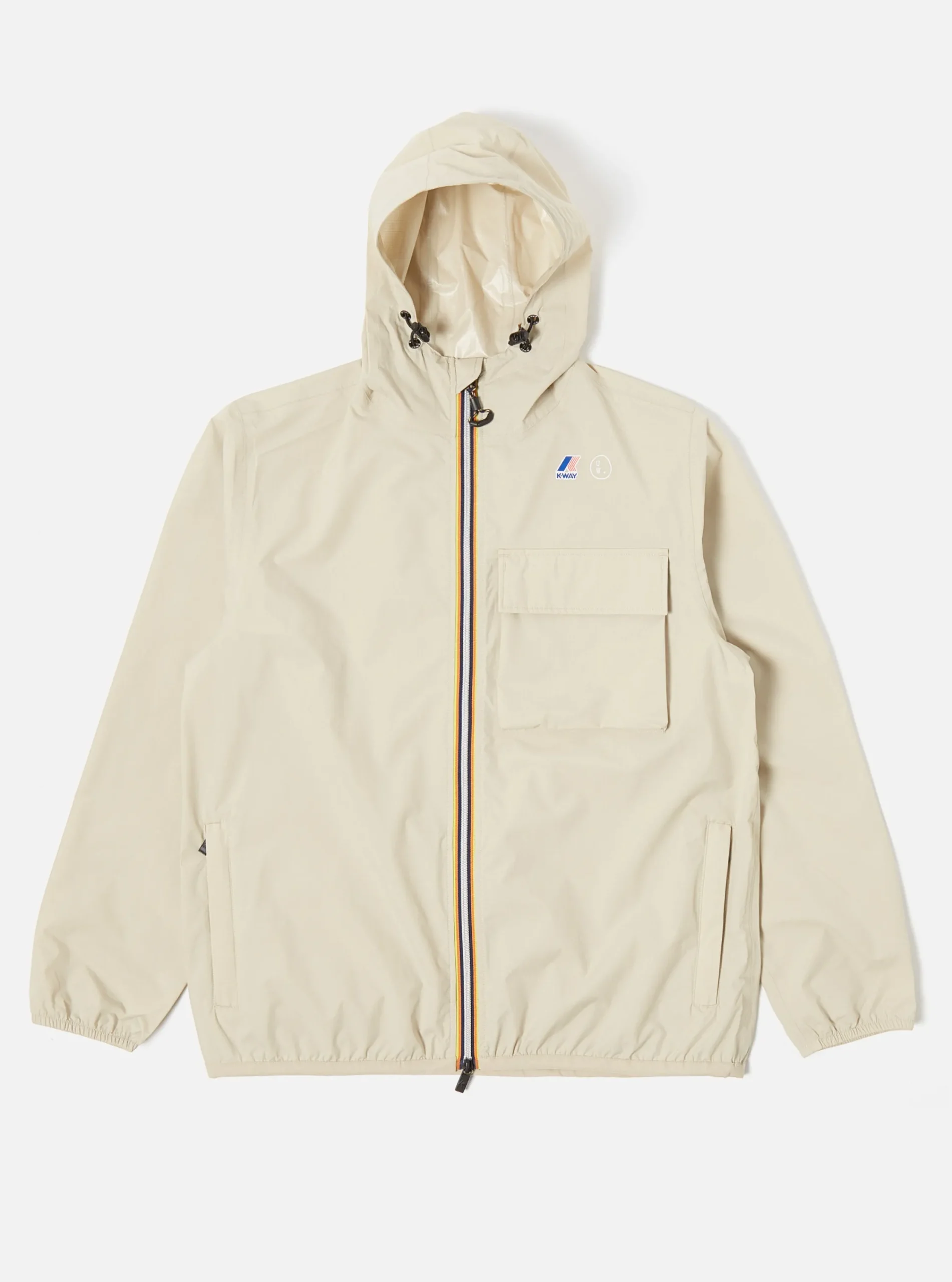 Hot K-Way® X Watergate Bay Jacket In Sand Wr Ripstop Men Jackets.