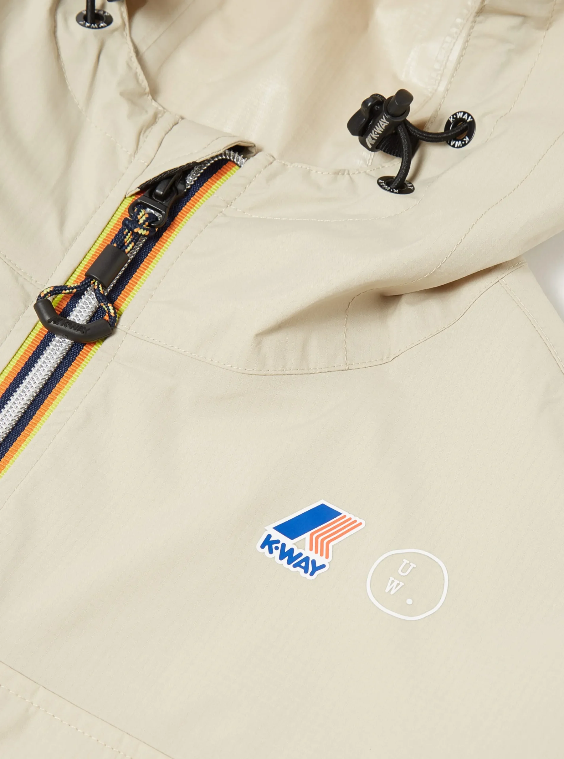 Hot K-Way® X Watergate Bay Jacket In Sand Wr Ripstop Men Jackets.