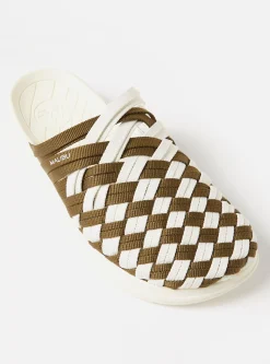 Cheap Malibu Colony Classic In Olive/White Nylon Men Footwear.