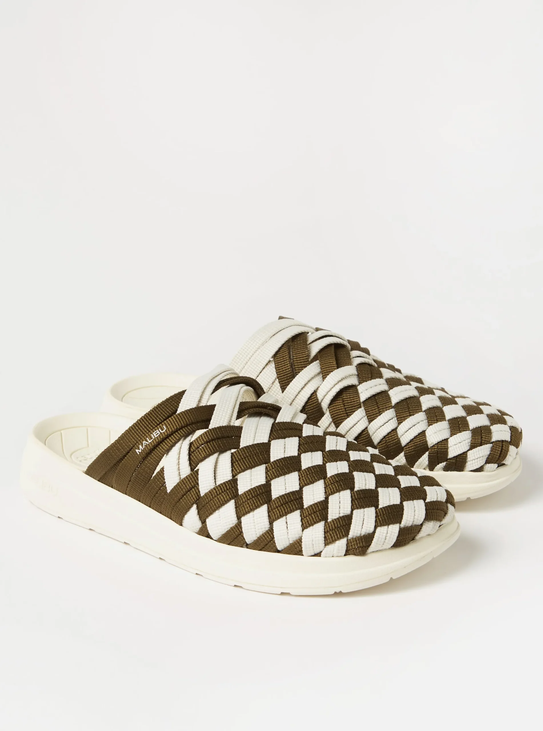 Cheap Malibu Colony Classic In Olive/White Nylon Men Footwear.
