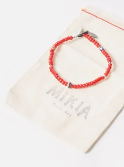 Store Mikia Bracelet In Red & White Hearts Men Jewellery.