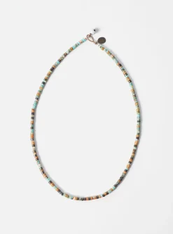 Cheap Mikia Heishi Bead Necklace In Turqoise/Bronzite Men Jewellery.