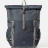 Shop Sandqvist Forest Hike Backpack In Multi Steel/Blue/Navy Recycled Nylon Men Accessories.
