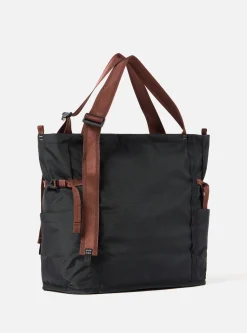 Discount Sandqvist River Hike Tote Bag In Black Recycled Nylon Men Accessories.