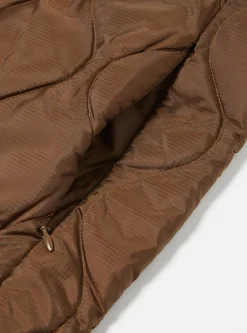 Best Sale Taion By F/Ce. Packable Inner Down Jacket In Brown Nylon Ripstop/Duck Down Men Coats & Outerwear.