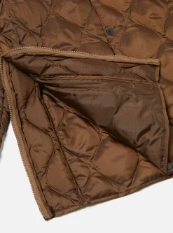 Best Sale Taion By F/Ce. Packable Inner Down Jacket In Brown Nylon Ripstop/Duck Down Men Coats & Outerwear.