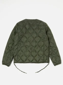 New Taion By F/Ce. Packable Inner Down Jacket In Olive Nylon Ripstop/Duck Down Men Coats & Outerwear.