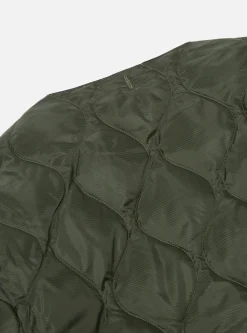 New Taion By F/Ce. Packable Inner Down Jacket In Olive Nylon Ripstop/Duck Down Men Coats & Outerwear.