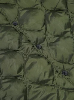 New Taion By F/Ce. Packable Inner Down Jacket In Olive Nylon Ripstop/Duck Down Men Coats & Outerwear.