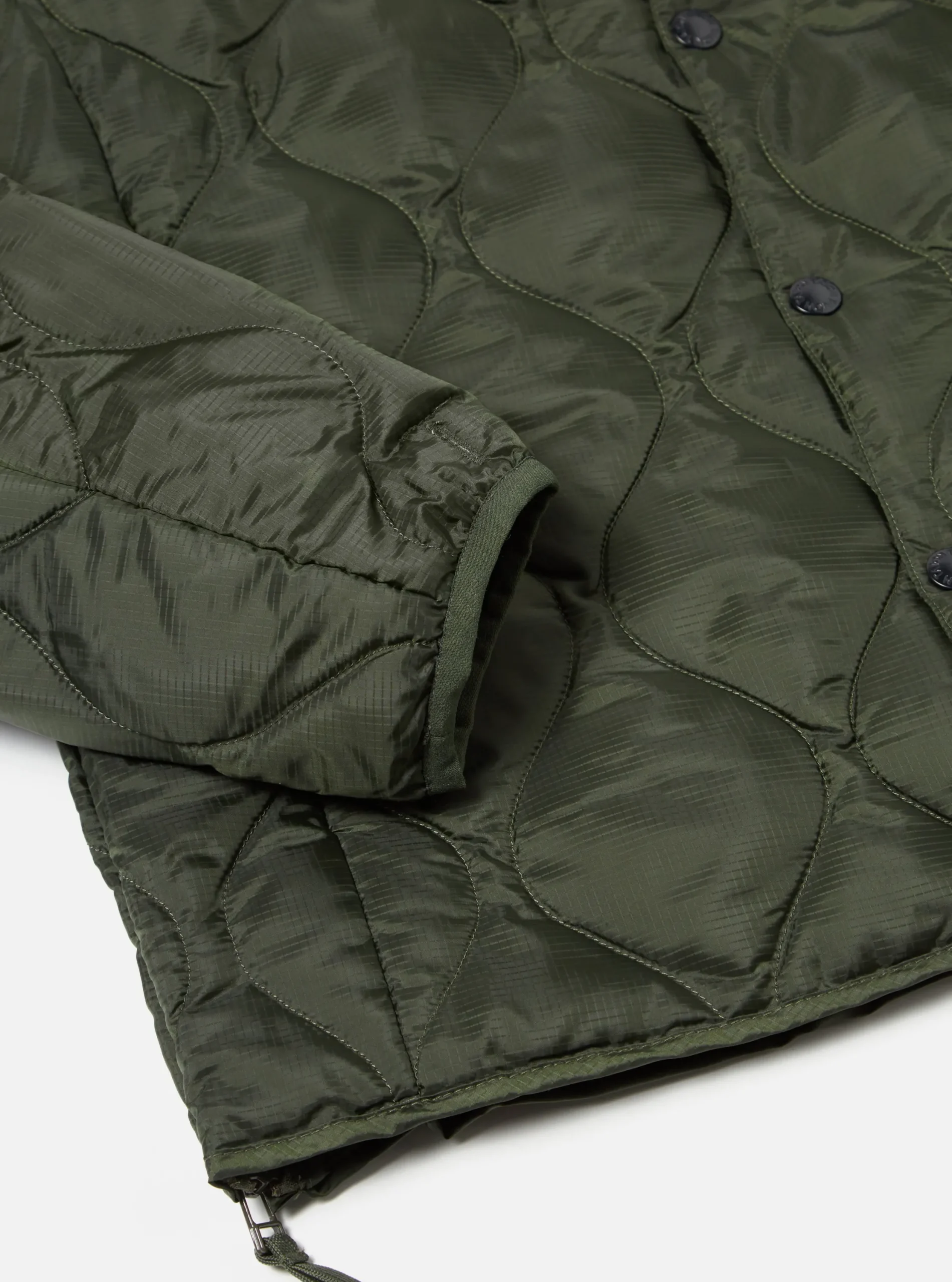 New Taion By F/Ce. Packable Inner Down Jacket In Olive Nylon Ripstop/Duck Down Men Coats & Outerwear.