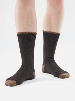 Best Sale Alpaca Sock In Charcoal Alpaca Wool Men Underwear & Socks.