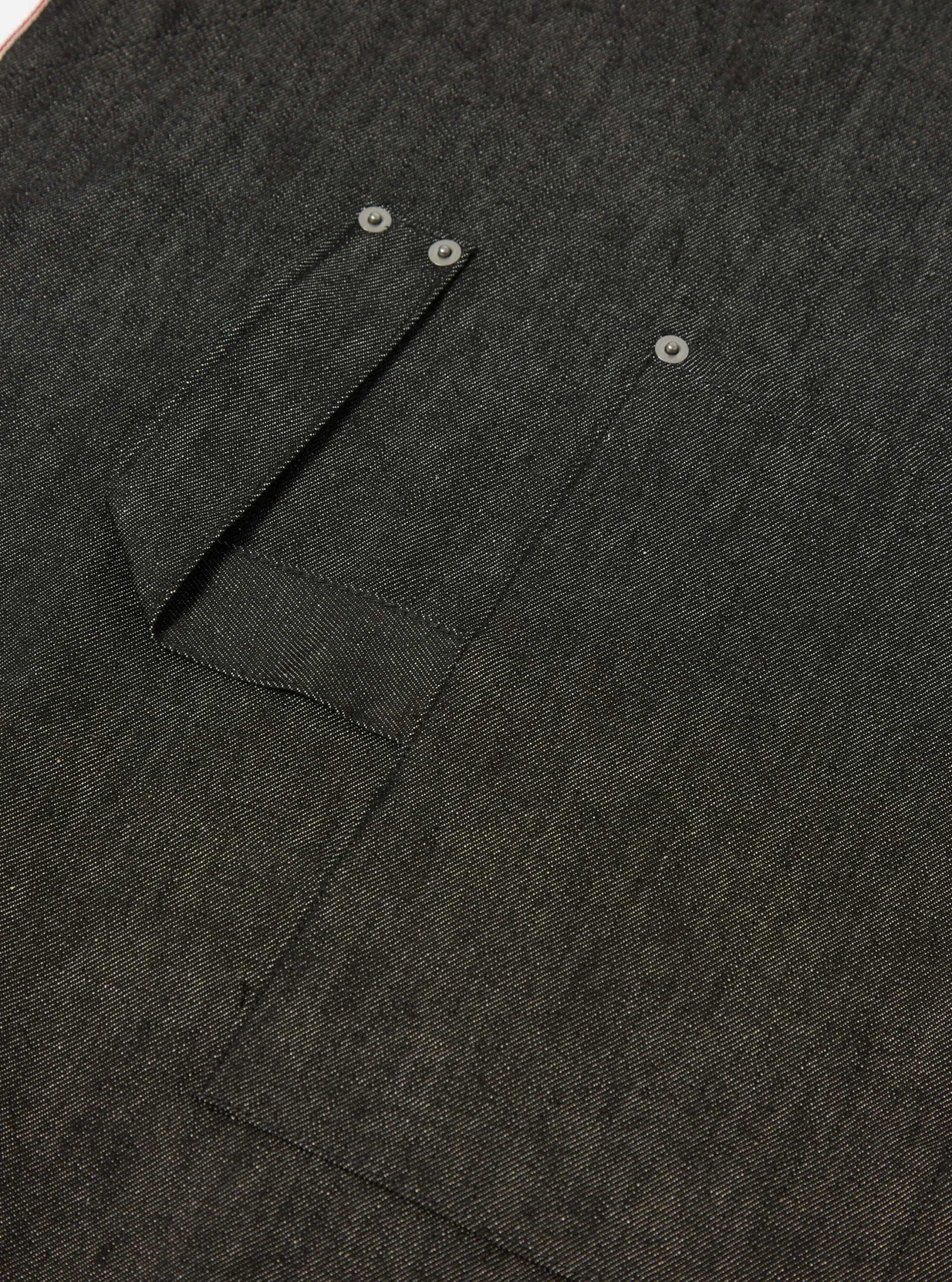 Hot Apron In Black Selvedge Denim Men Accessories.