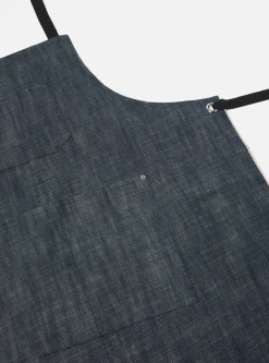 Fashion Apron In Slub Indigo Selvedge Denim Men Accessories.