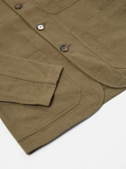 Fashion Bakers Chore Jacket In Olive Nebraska Cotton Men Jackets.