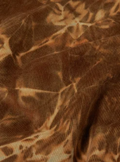Shop Bakers Jacket In Brown Hand-Dyed Japanese Cord Men Jackets.