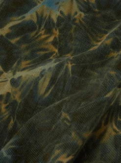 Best Bakers Jacket In Green Hand-Dyed Japanese Cord Men Jackets.