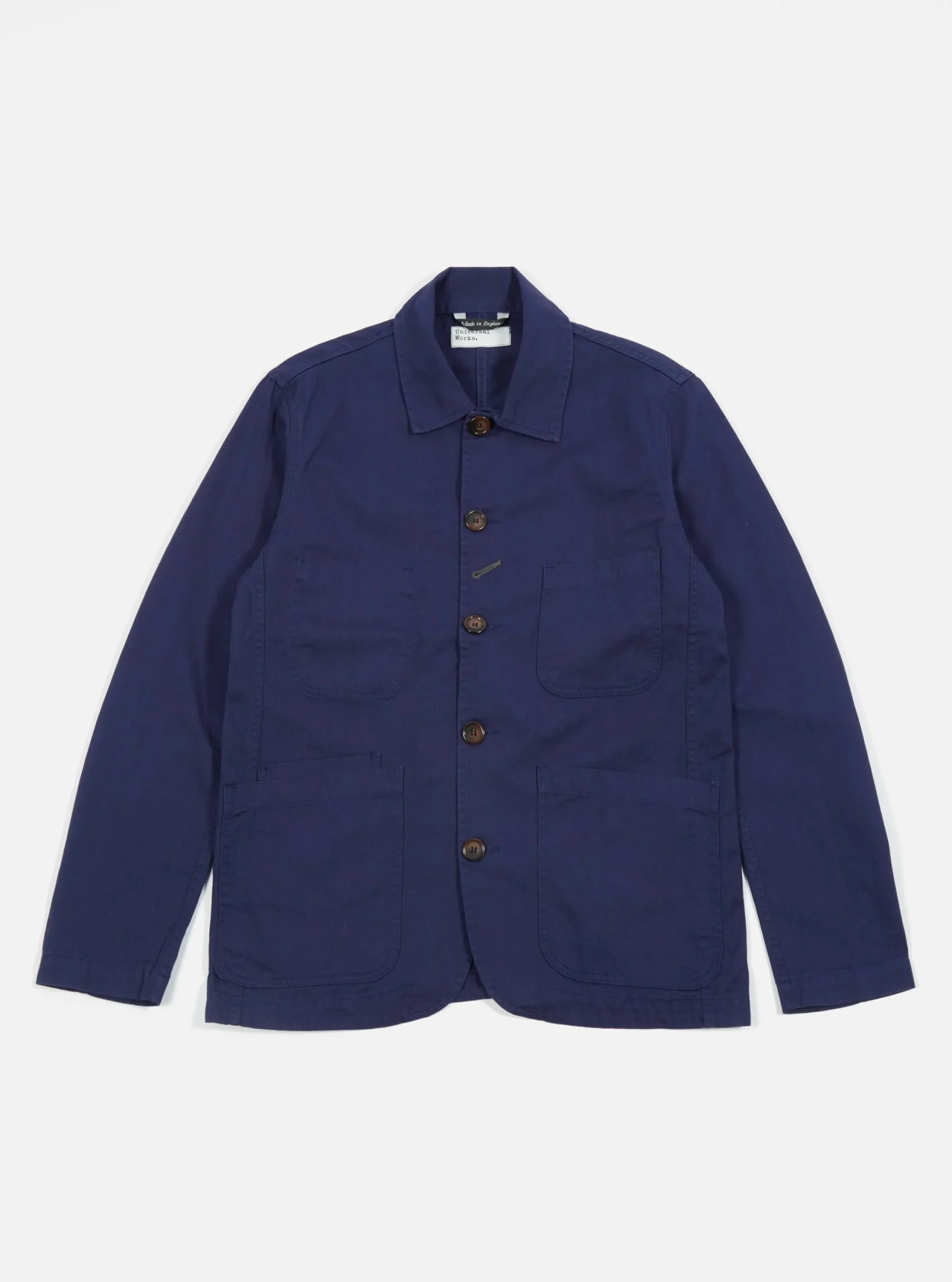 Fashion Bakers Jacket In Work Blue Byron Twill Men Jackets.