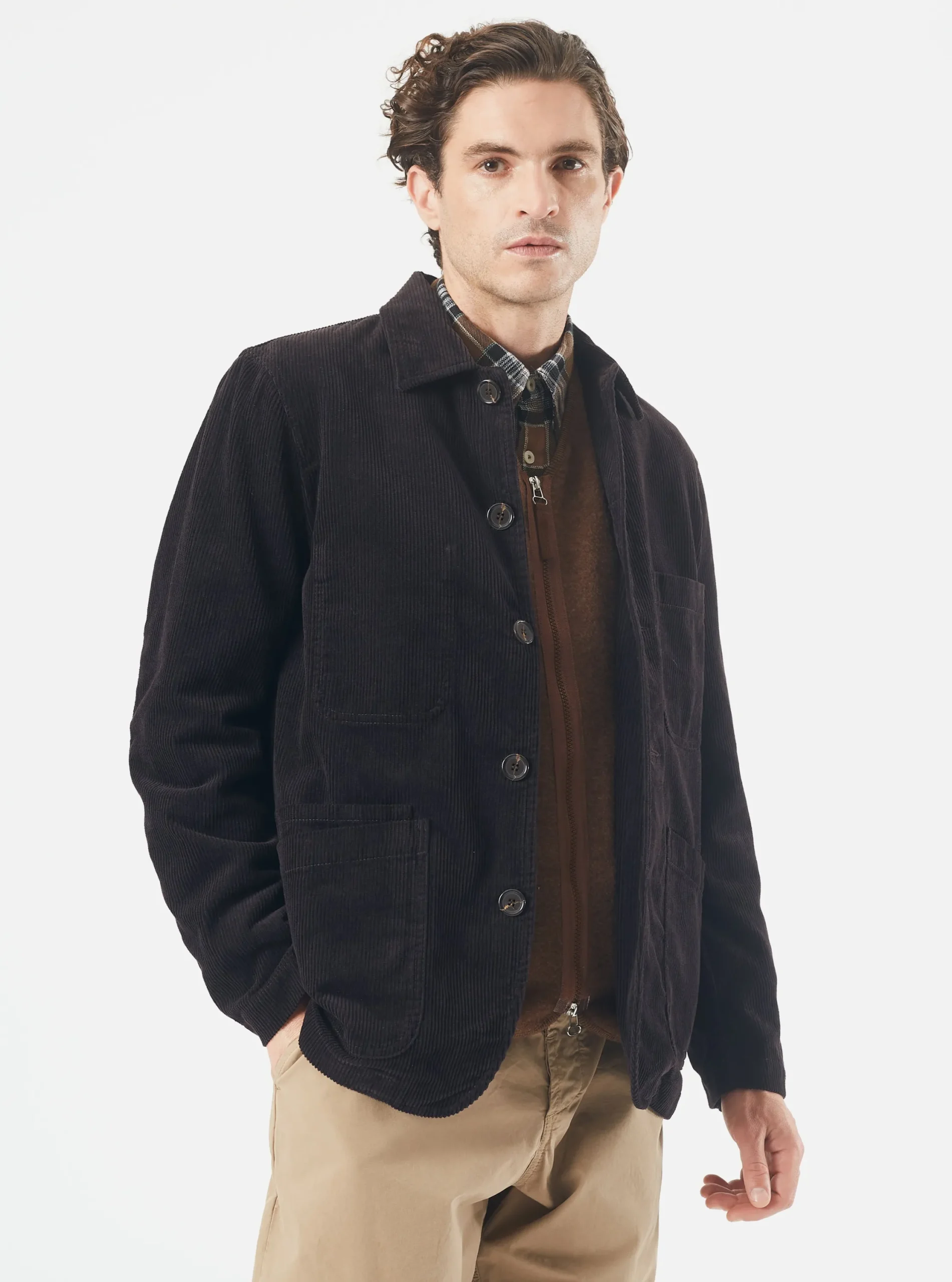 Sale Bakers Jacket In Licorice Cord Men Jackets.