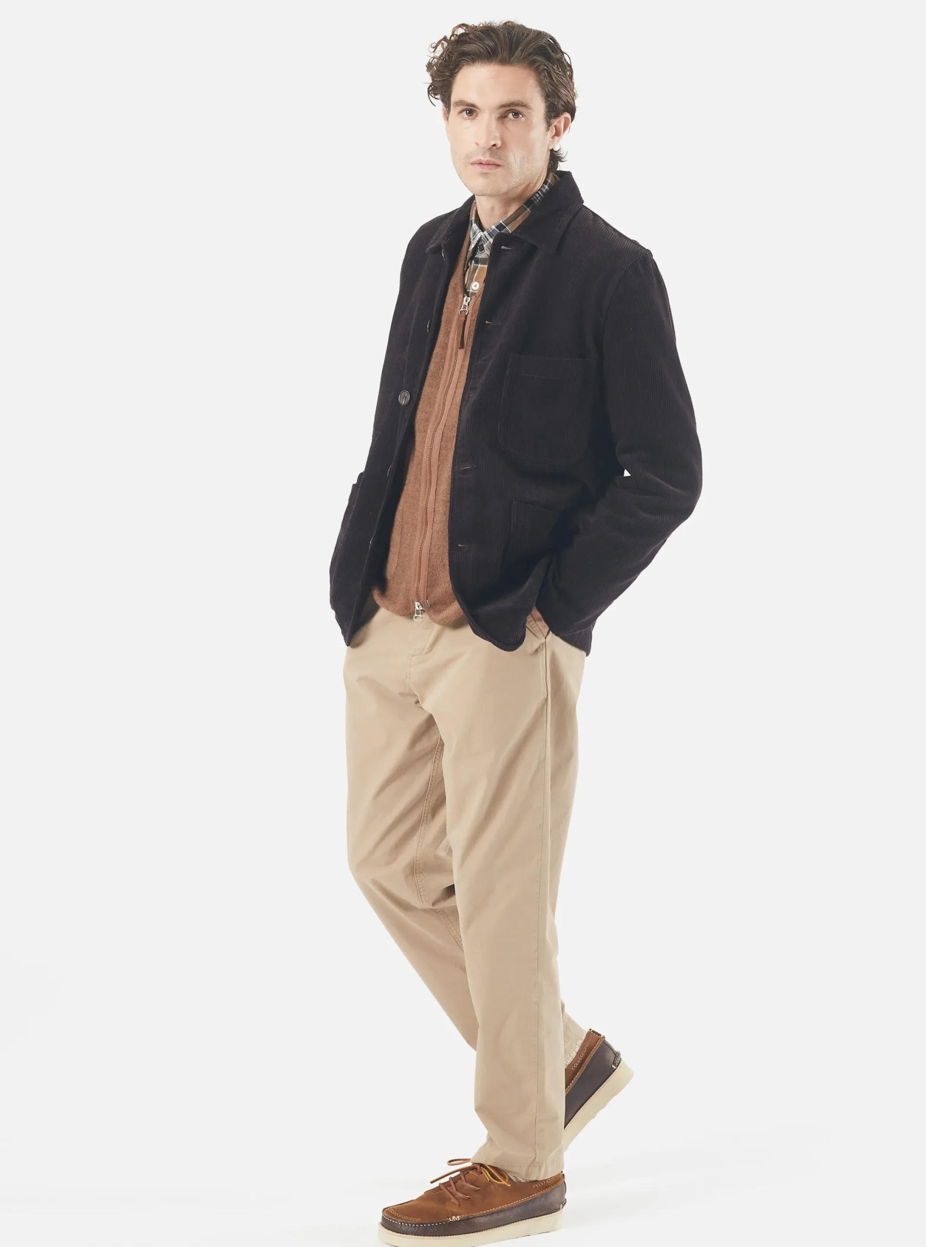 Sale Bakers Jacket In Licorice Cord Men Jackets.