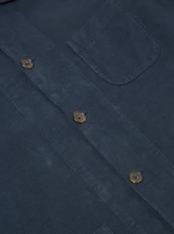 Discount Bakers Overshirt In Navy Fine Cord Men Overshirts.