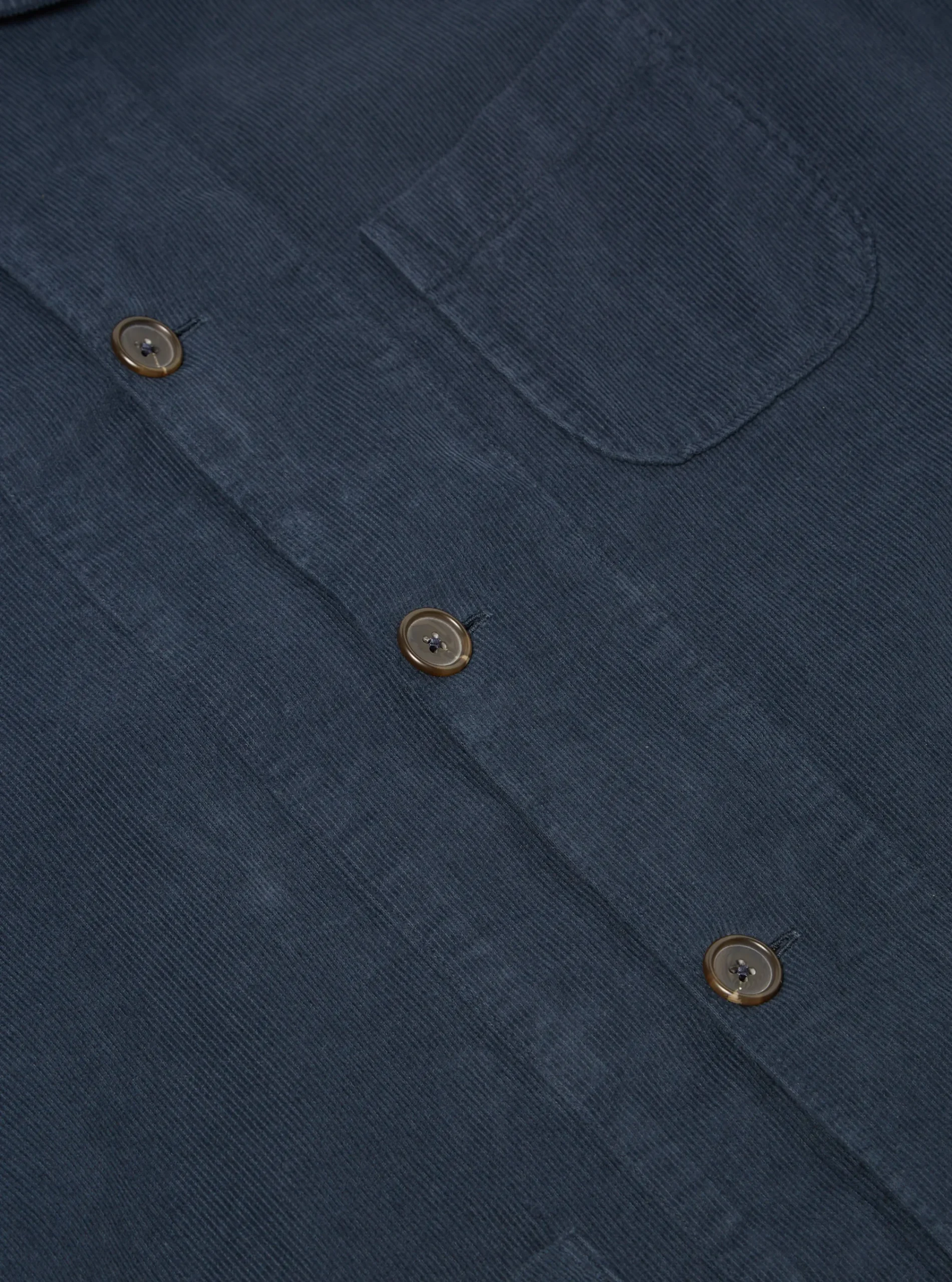 Discount Bakers Overshirt In Navy Fine Cord Men Overshirts.