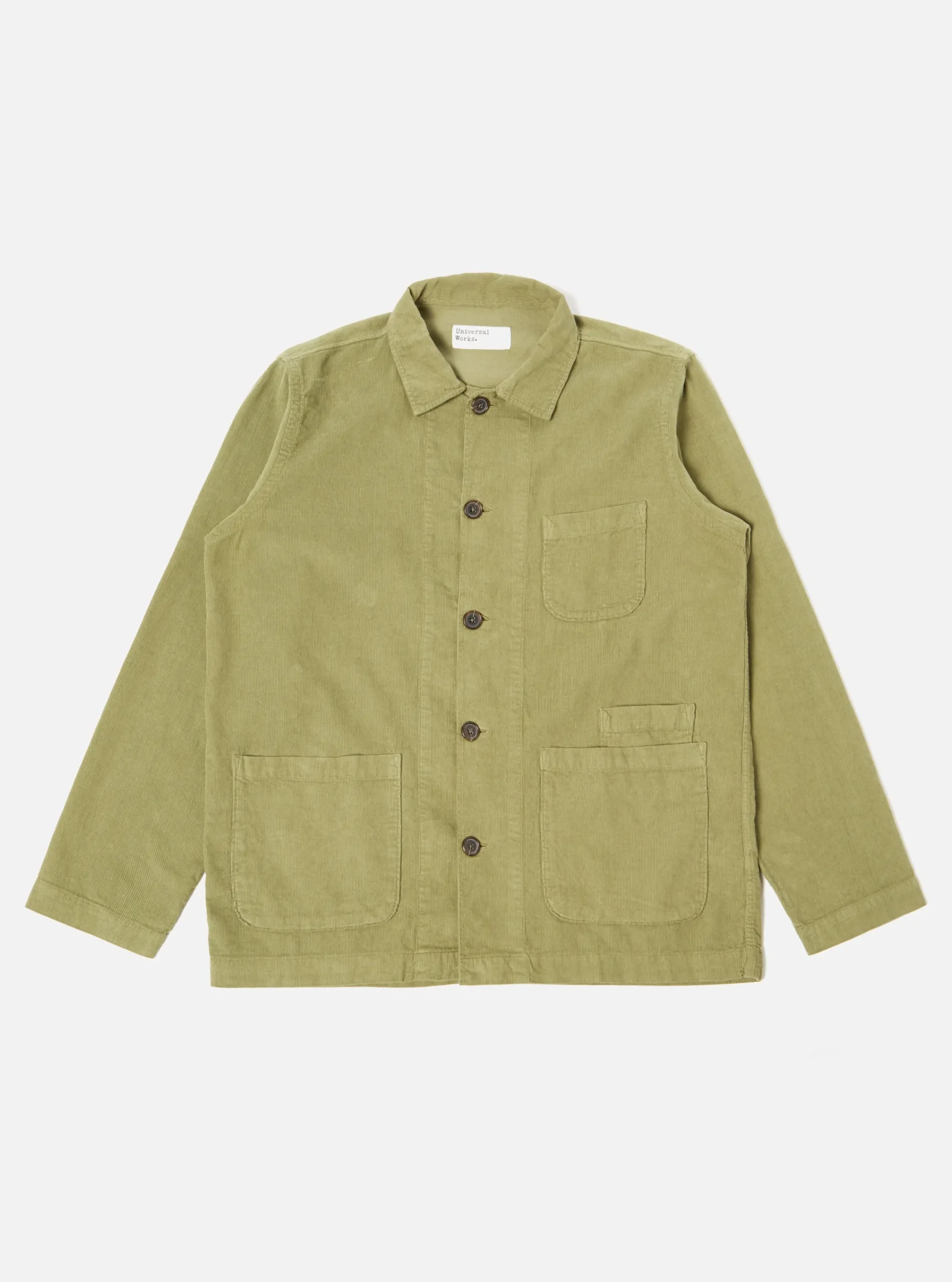 Discount Bakers Overshirt In Olive Fine Cord Men Overshirts.