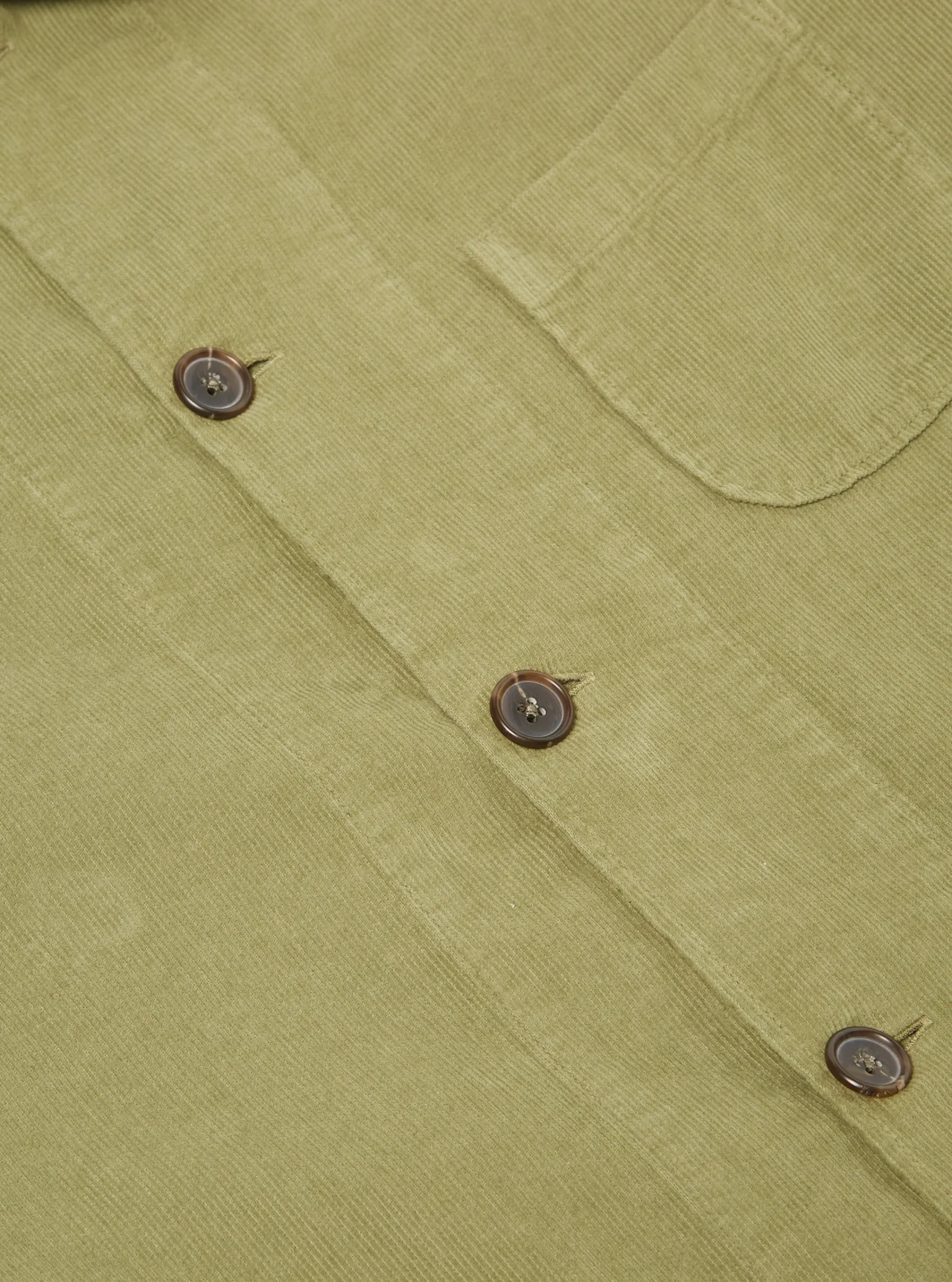 Discount Bakers Overshirt In Olive Fine Cord Men Overshirts.
