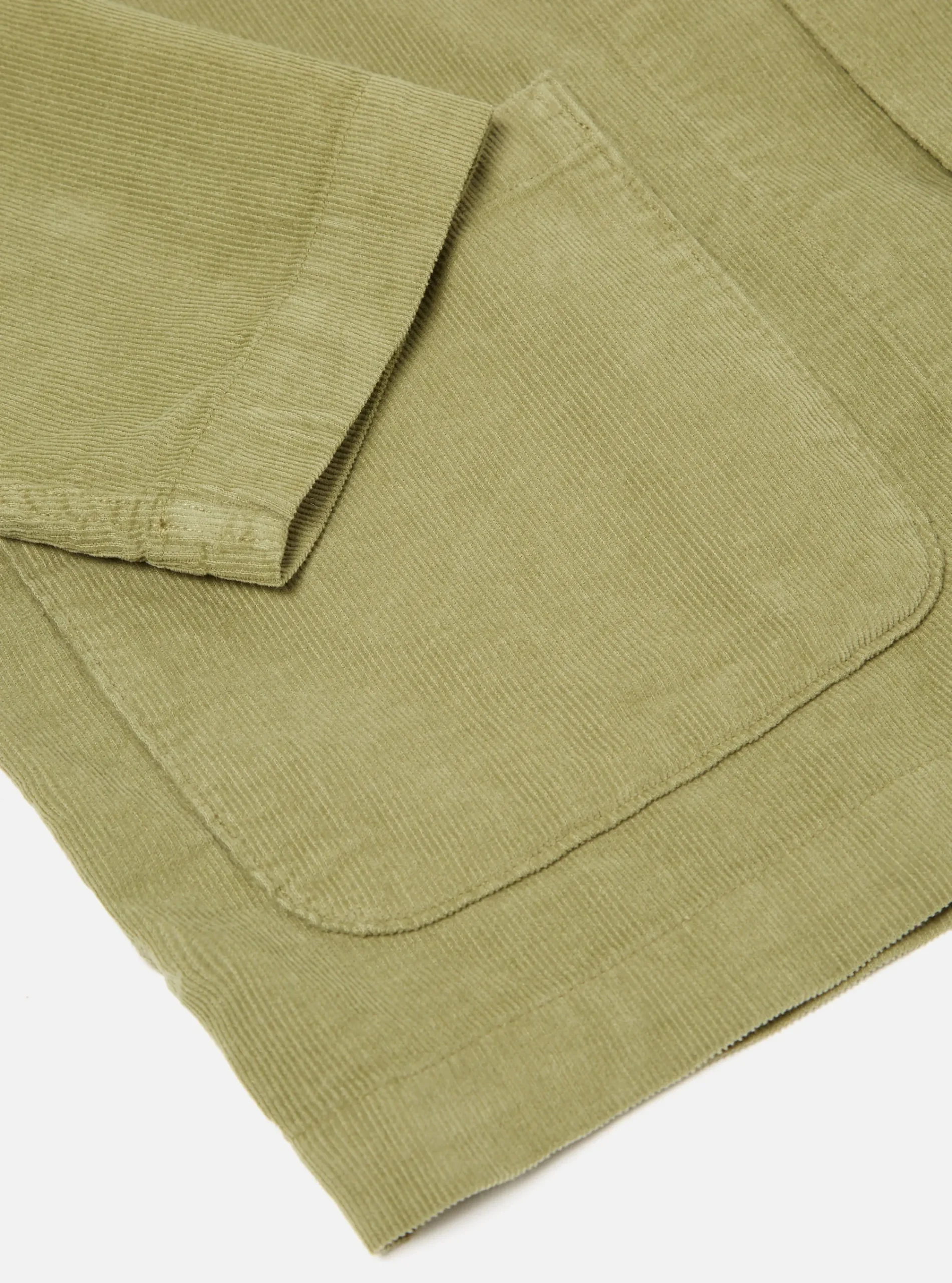 Discount Bakers Overshirt In Olive Fine Cord Men Overshirts.