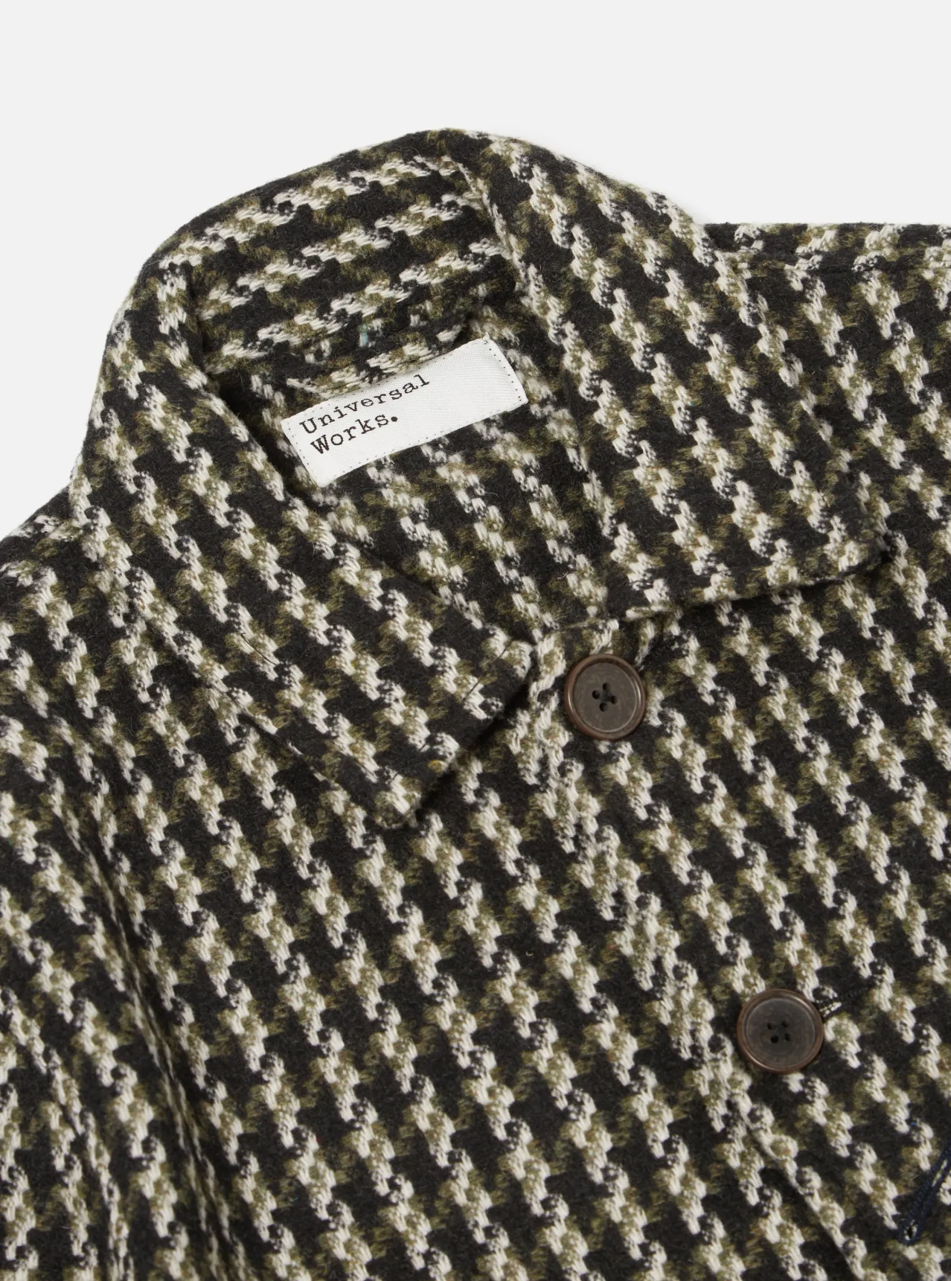 Flash Sale Bakers V3 Chore Jacket In Olive Cortina Tweed Men Coats & Outerwear.