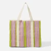 Cheap Beach Bag In Multi Stripe Weave Men Accessories.