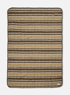 Hot Blanket In Fairisle Mix Wool Fleece Men Accessories.