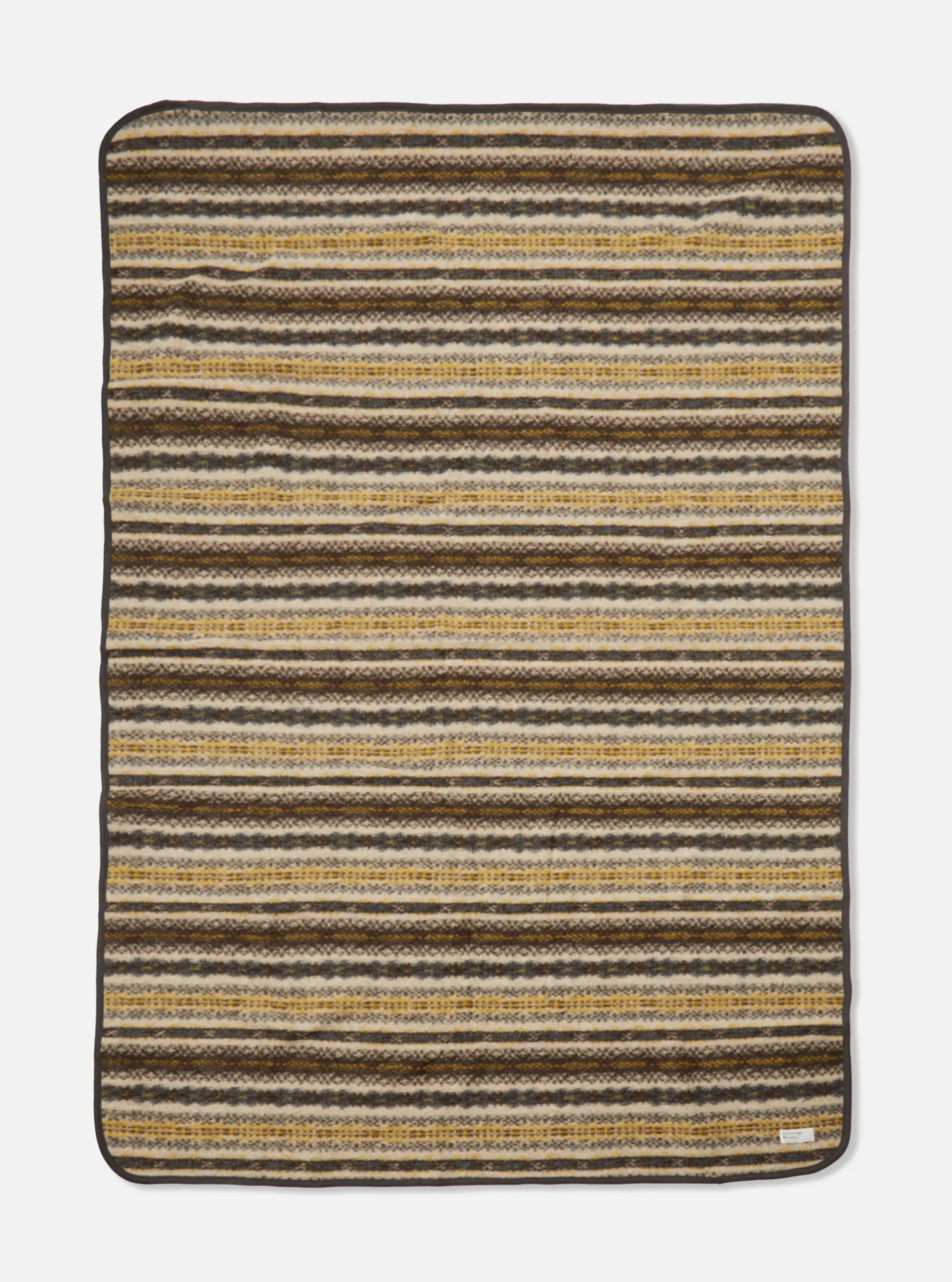 Hot Blanket In Fairisle Mix Wool Fleece Men Accessories.