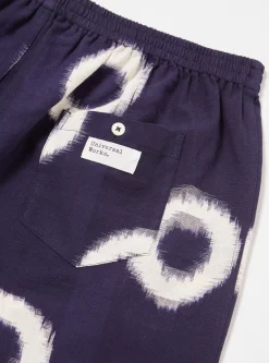Clearance Boxer Short In Indigo Donut Ikat Men Underwear & Socks.