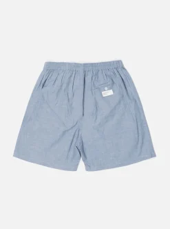 New Boxer Short In Chambray Cotton Men Underwear & Socks.