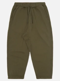 Outlet Braga Pant Ii In Olive Italian Herringbone Cotton Men Trousers.
