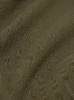 Outlet Braga Pant Ii In Olive Italian Herringbone Cotton Men Trousers.