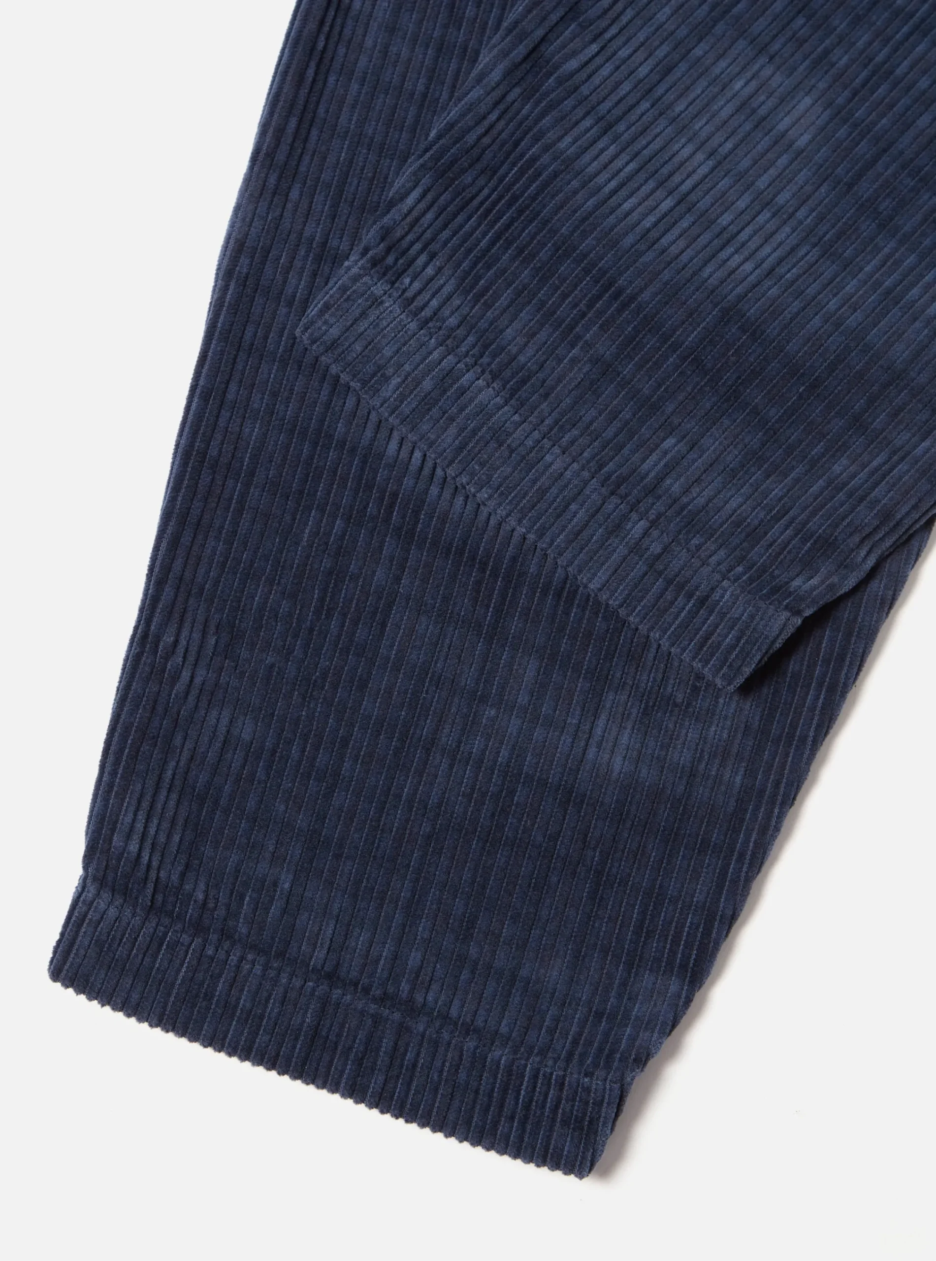 Fashion Braga Pant In Navy Houndstooth Cord Men Trousers.