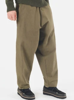 Cheap Braga Pant In Olive Kyo Cotton Men Trousers.
