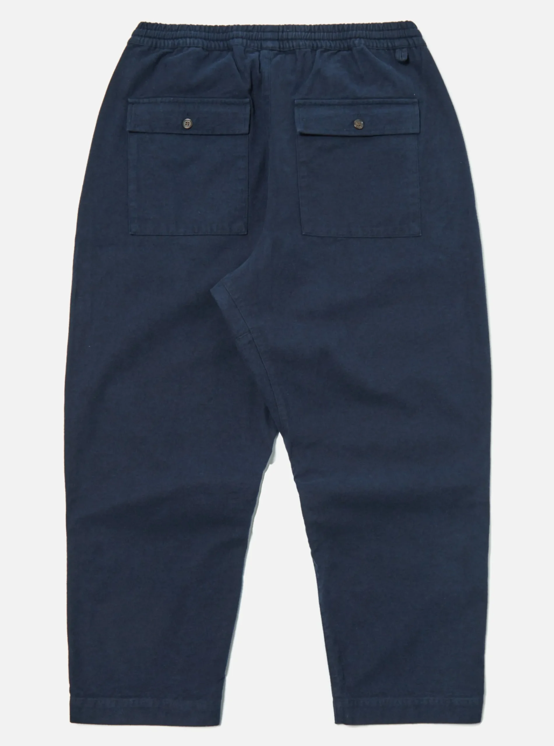 Fashion Braga Pant In Navy Nebraska Cotton Men Suiting.