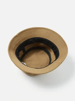 Shop Bucket Hat In Khaki Canvas Men Accessories.