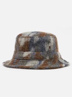 Flash Sale Bucket Hat In Grey Dwight Wool Fleece Men Accessories.