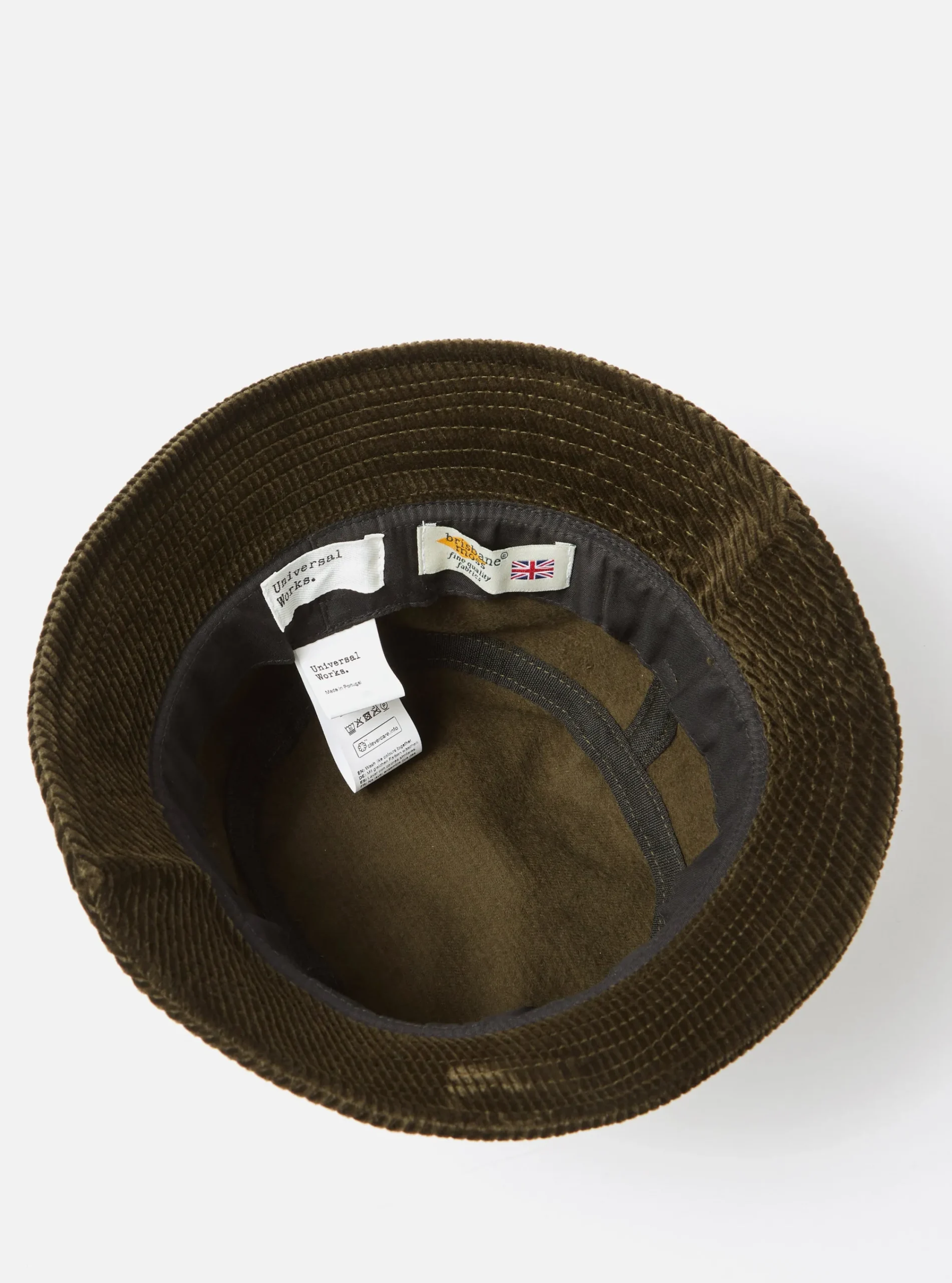 Sale Bucket Hat In Olive Brisbane Cord Men Accessories.