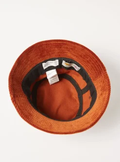 Flash Sale Bucket Hat In Rust Brisbane Cord Men Accessories.