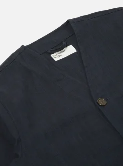 Clearance Cabin Jacket In Navy Kyo Cotton Men Jackets.